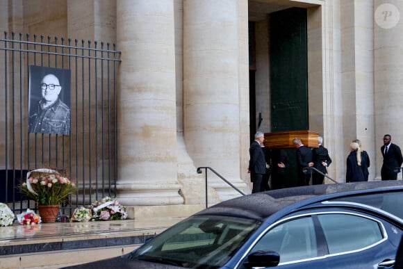 Obsèques de Michel Blanc en l'église Saint-Eustache à Paris, le 10 octobre 2024. © Moreau / Jacovides / Bestimage