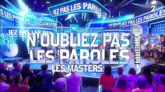 France 2 vient de débuter la diffusion du tournoi des masters 2024 de "N'oubliez pas les paroles"
Logo des masters de "N'oubliez pas les paroles"