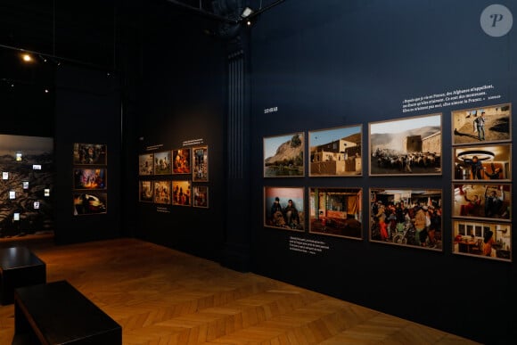 Exclusif - iIlustration - Vernissage de l'exposition "Notre famille afghane, souvenirs d'une vie envolée" du photographe Olivier Jobard (lauréat du prix en 2022) au Pavillon Comtesse de Caen, Palais de l'institut de France à Paris, le 9 octobre 2024. © Marc Ausset-Lacroix/Bestimage