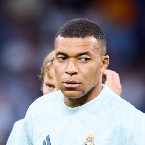 Kylian Mbappé joue avec le Real Madrid à Madrid. © LGM/Panoramic/Bestimage