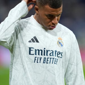 Kylian Mbappé joue avec le Real Madrid à Madrid. © Oscar J. Barroso/AFP7 via ZUMA Press Wire/Bestimage