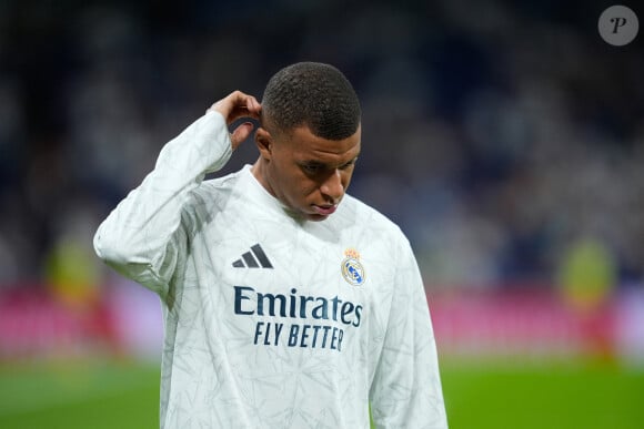 Kylian Mbappé joue avec le Real Madrid à Madrid. © Oscar J. Barroso/AFP7 via ZUMA Press Wire/Bestimage