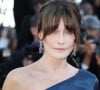 La top de 56 ans portait des sous-vêtements noirs, un corset pailleté et une combinaison moulante en dentelle.
 
Carla Bruni Sarkozy à la première du film "Les Misérables" lors du 72ème Festival International du Film de Cannes