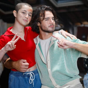 Exclusif - Anthony Colette en backstage du tournage du clip "Je garde le sourire !" de l'association Laurette Fugain dans les Studios de l'Usine à Paris, France, le 18 septembre 2024. © Christophe Clovis/Bestimage 