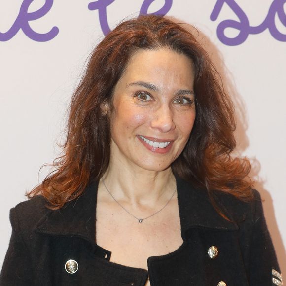 Marie Fugain - Avant-première du clip "Je garde le sourire" réalisé pour l'Association Laurette Fugain dans le cadre de sa nouvelle campagne de sensibilisation au cinéma Mac Mahon à Paris le 15 octobre 2024. Ce clip met en scène les mots de C. Lellouche, interprétés par des enfants hospitalisés entourés d'une quinzaine de personnalités. © Christophe Clovis / Bestimage