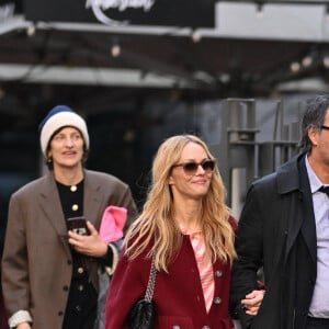 Vanessa Paradis et Samuel Benchetrit arrivent à la Masterclass durant le Festival Lumière à Lyon, le 13 octobre 2024. Photo de Julien Reynaud/APS-Medias/ABACAPRESS.COM