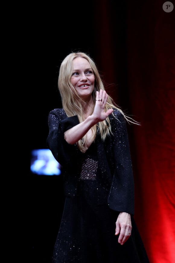 Vanessa Paradis lors de la 15ème édition du festival Lumière à Lyon le 12 octobre 2024. © Dominique Jacovides / Bestimage