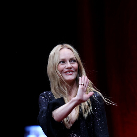 Vanessa Paradis lors de la 15ème édition du festival Lumière à Lyon le 12 octobre 2024. © Dominique Jacovides / Bestimage