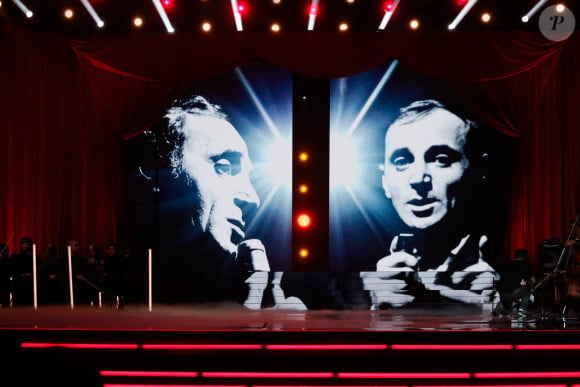 Exclusif - Illustration - Enregistrement de l'émission "Eternel Aznavour, le concert événement", diffusée le 18 octobre sur France 3 © Christophe Clovis-Cyril Moreau / Bestimage