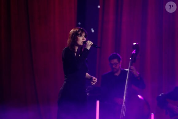 Exclusif - Anne Sila - Enregistrement de l'émission "Eternel Aznavour, le concert événement", diffusée le 18 octobre sur France 3 © Christophe Clovis-Cyril Moreau / Bestimage