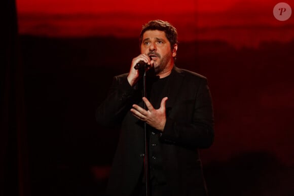 Un hommage en musique, mais pas que !
Exclusif - Patrick Fiori - Enregistrement de l'émission "Eternel Aznavour, le concert événement", diffusée le 18 octobre sur France 3 © Christophe Clovis-Cyril Moreau / Bestimage