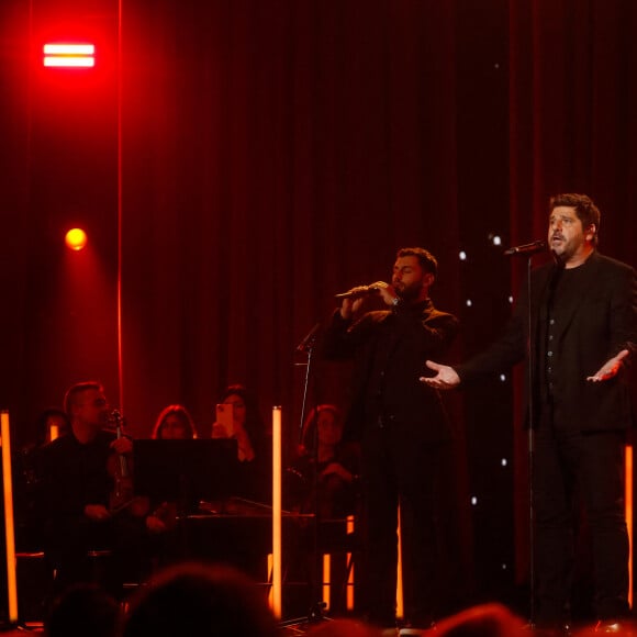 Exclusif - Soleg, Patrick Fiori - Enregistrement de l'émission "Eternel Aznavour, le concert événement", diffusée le 18 octobre sur France 3 © Christophe Clovis-Cyril Moreau / Bestimage