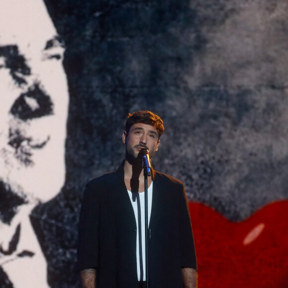 Exclusif - Jérémy Frérot - Enregistrement de l'émission "Eternel Aznavour, le concert événement", diffusée le 18 octobre sur France 3 © Christophe Clovis-Cyril Moreau / Bestimage