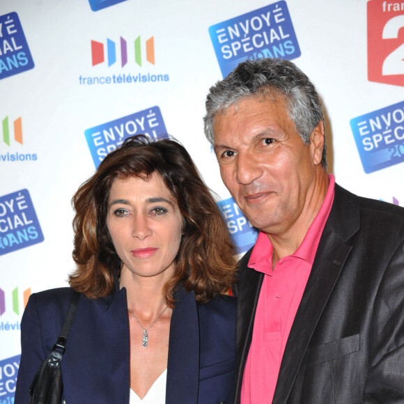 Rachid Arhab et son épouse Sylvie Gauthier arrivent à la soirée du 20ème anniversaire du magazine hebdomadaire de France 2 "Envoye Special" qui s'est tenue au Pavillon Gabriel à Paris, France, le 3 juin 2010. Photo par Thierry Orban/ABACAPRESS.COM