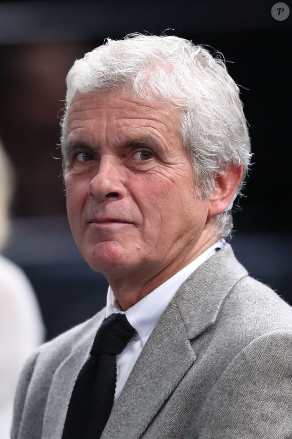 Claude Sérillon assiste au match de Richard Gasquet lors du Bnp Paribas Masters à l' Accor Hotels Arena à Paris le 1er novembre 2016. © Veeren-Moreau/Bestimage