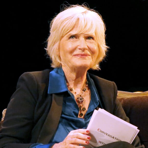 Exclusif - Catherine Ceylac - "Conversation intime avec Claude Lelouch", un rendez-vous présenté par C. Ceylac au théâtre Antoine à Paris le 24 Juin 2024. © Bertrand Rindoff / Bestimage 