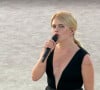 La chanteuse partira bientôt réaliser la tournée des Zéniths de France
Zaho de Sagazan - Jardin Tuileries devant la vasque - Cérémonie de Clôture des Jeux Olympiques de Paris (JO 2024) le 11 août 2024. © Capture TV France 2 via Bestimage 