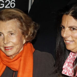 Liliane Bettencourt et sa fille Françoise Bettencourt Meyers en 2012.