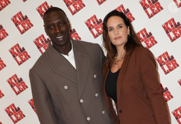 Omar Sy et Hélène Sy - Avant-première du film "The Killer" au cinéma Pathé Palace à Paris © Coadic Guirec / Olivier Borde / Bestimage