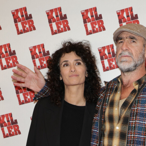 Rachida Brakni et Eric Cantona - Avant-première du film "The Killer" au cinéma Pathé Palace à Paris © Coadic Guirec / Olivier Borde / Bestimage