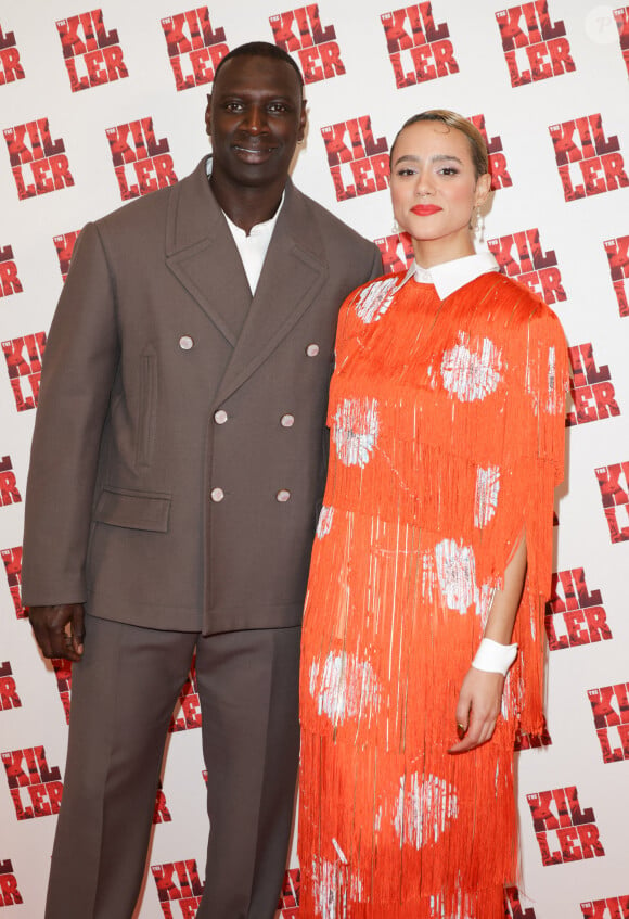 Omar Sy et Nathalie Emmanuel - Avant-première du film "The Killer" au cinéma Pathé Palace à Paris © Coadic Guirec / Olivier Borde / Bestimage