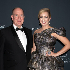 Le Prince Albert II de Monaco, Jazmin Grace Grimaldi au gala du 40e anniversaire des Princess Grace Awards à l'hôtel Pierre à New York City, NY, USA. Photo par Janet mayer/INSTARimages/ABACAPRESS.COM