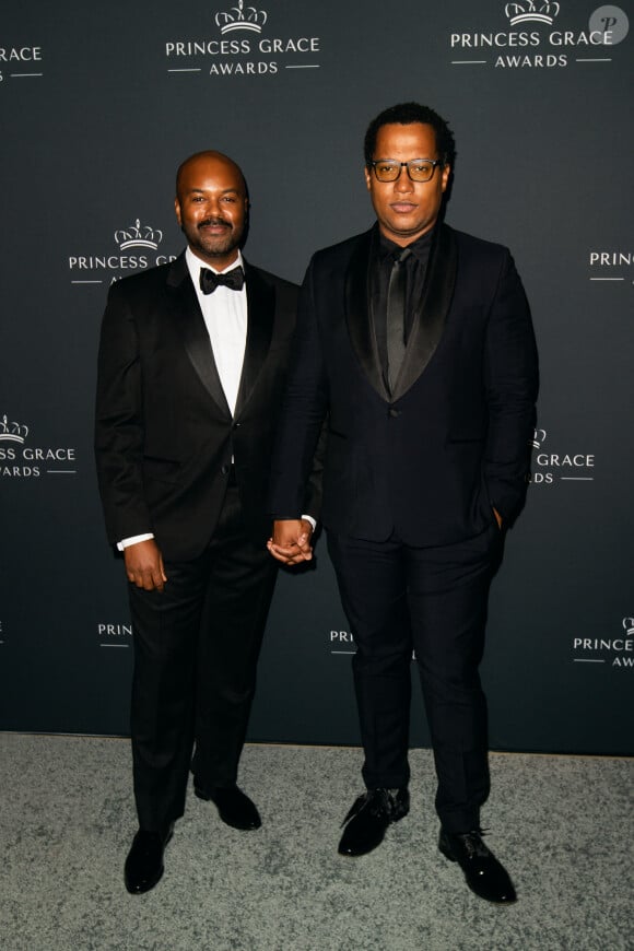 Branden Jacobs Jenkins et Cheo Bourne au photocall de la soirée du 40ème anniversaires des Princess Grace Awards au Pierre Hotel à New York le 23 octobre 2024. © Daniel Ryan / Bestimage