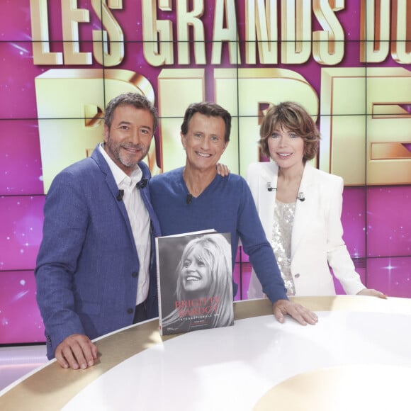 Exclusif - Bernard Montiel, Vincent Perrot, Karen Cheryl - Enregistrement de l'émission "Les grands du rire", présentée par K.Chéryl et B.Montiel, diffusée le 26 octobre sur C8 © Jack Tribeca / Bestimage 