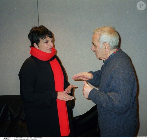 Archives - Charles Aznavour et Liza Minnelli.