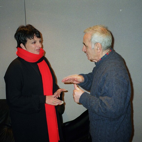 Archives - Charles Aznavour et Liza Minnelli.