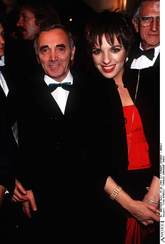 "On a vécu un an ensemble quand même. Je n'en parle jamais", a confié Charles Aznavour en 2014

Archives - Charles Aznavour et Liza Minnelli.