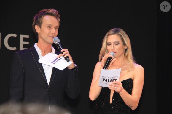 Exclusif - Cyril Féraud et Clara Morgane - 29ème édition de la remise des Trophées de la nuit au Paradis Latin à Paris le 29 janvier 2024. © Philippe Baldini / Bestimage 