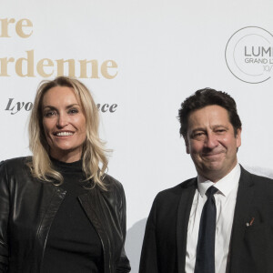 Christelle Bardet et laurent gerra, lors de la cérémonie de clôture de la 12e édition du Festival du film Lumière à Lyon, du 10 au 18 octobre 2020. Le festival rend, cette année, hommage aux cinéastes belges Jean-Pierre et Luc Dardenne, doubles lauréats de la Palme d'Or. Lyon, le 16 octobre 2020. © Sandrine Thesillat / Panoramic / Bestimage