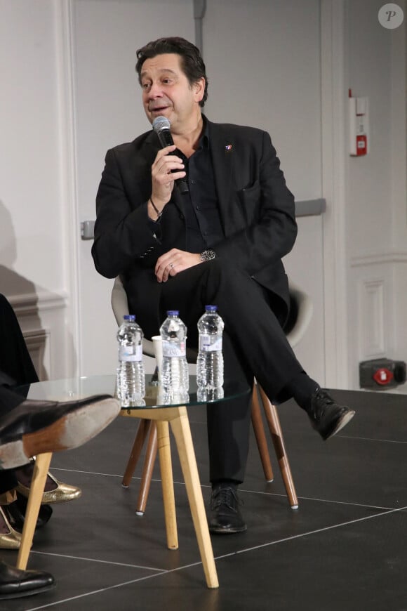 Exclusif - Laurent Gerra participe à une conférence sur la voix : « La voix et soi - ce que notre voix dit de nous », Salle Gaveau à Paris, France, le 18 Décembre 2023. © Bertrand Rindoff / Bestimage