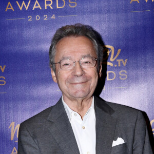 Exclusif - Michel Denisot ( président de la 1ère édition des Molotov TV Awards 2024) lors de la soirée de remise de prix Molotov TV Awards 2024, première édition, pour récompenser les programmes télés préférés. Avec plus de 1,5 millions de votes comptabilisés pour cette édition, les Molotov TV Awards 2024 ont mis en lumière les émissions, les programmes et personnalités TV les plus marquants de la saison TV de septembre 2023 à juin 2024. Lors de cette première édition, sous la présidence de M.Denisot, les participants ont pu voter pour 18 catégories du jeudi 5 septembre au jeudi 26 septembre 2024 Paris, le 1er octobre 2024. © Rachid Bellak / Bestimage