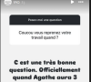 Elle pense tout de même à l'avenir et envisage de reprendre le travail quand sa dernière aura trois ans, soit dans trois ans
Céline Saffré de "Familles nombreuses" se confie sur Instagram, le 25 octobre 2024