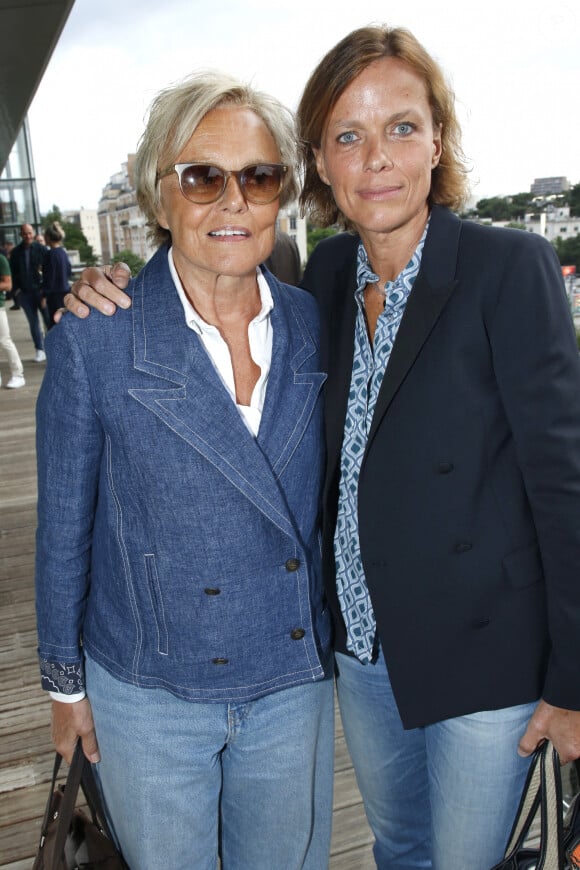 Exclusif - Muriel Robin et Anne Le Nen - Soirée des comédiens de séries de France Télévision lors des Internationaux de France de Tennis de Roland Garros 2024 - Jour 10 à Paris. Le 4 Juin 2024. © Bertrand Rindoff Petroff / Bestimage 