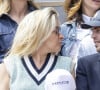 Carine Galli et son compagnon Giovanni Castaldi - Célébrités dans les tribunes des internationaux de France de Roland Garros à Paris le 31 mai 2022. © Cyril Moreau - Dominique Jacovides/Bestimage