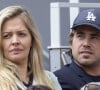 Carine Galli et son compagnon Giovanni Castaldi - Célébrités dans les tribunes des internationaux de France de Roland Garros à Paris le 31 mai 2022. © Cyril Moreau - Dominique Jacovides/Bestimage