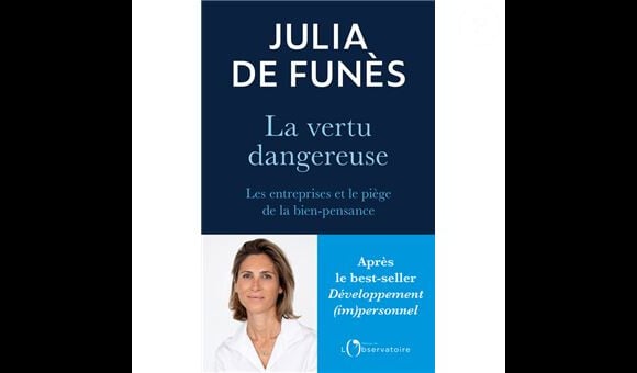 "La Vertu dangereuse" de Julia de Funès, aux éditions de l'Observatoire