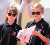 S'ils ont bien grandi, il leur arrive de faire des bêtises, comme tous les enfants de leur âge. 
Prince Jacques of Monaco (Le prince Jacques de Monaco, marquis des Baux), Princess Gabriella of Monaco (La princesse Gabriella de Monaco, comtesse de Carladès) lors du relais de la Flamme Olympique des Jeux olympiques d'été de Paris 2024 à Monaco, le 18 juin 2024. 