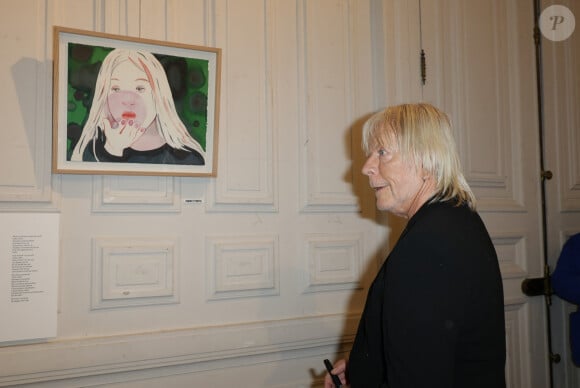 Exclusif - Le chanteur Renaud (Renaud Séchan) - Vernissage de l'exposition "Renaud, Des mots et des images" qui se tiendra jusqu'au 14 septembre à la Mairie du 13ème à Paris le 5 septembre 2024. © Coadic Guirec/Bestimage 