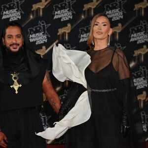 Slimane a lui aussi prouvé encore une fois son talent avec le titre "Mon amour" en compétition
Slimane et Vitaa - Photocall de la 26ème édition des NRJ Music Awards au palais des festivals de Cannes, le 1er novembre 2024. © Bebert / Guignebourg / Bestimage 