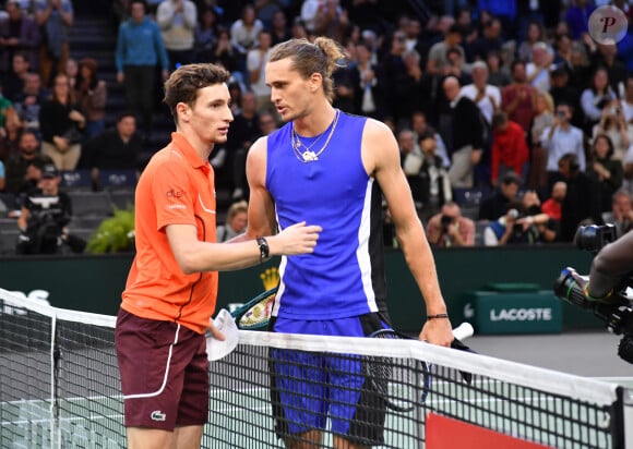 Alexander Zverev, Ugo Humbert - Alexander Zverev remporte la finale du tournoi de tennis ATP Masters 1000 de Paris (Paris Rolex Master) contre Ugo Humbert à l'Accor Arena - Palais Omnisports de Paris-Bercy, Paris le 3 novembre 2024. © Veeren/Bestimage