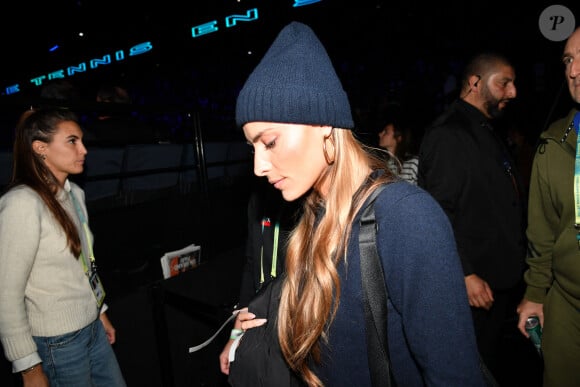 Sophia Thomalla (compagne de A. Zverev) - Célébrités assistent à la finale du tournoi de tennis ATP Masters 1000 de Paris (Paris Rolex Master) remportée par Alexander Zverev contre Ugo Humbert à l'Accor Arena - Palais Omnisports de Paris-Bercy, Paris le 3 novembre 2024. © Veeren/Bestimage