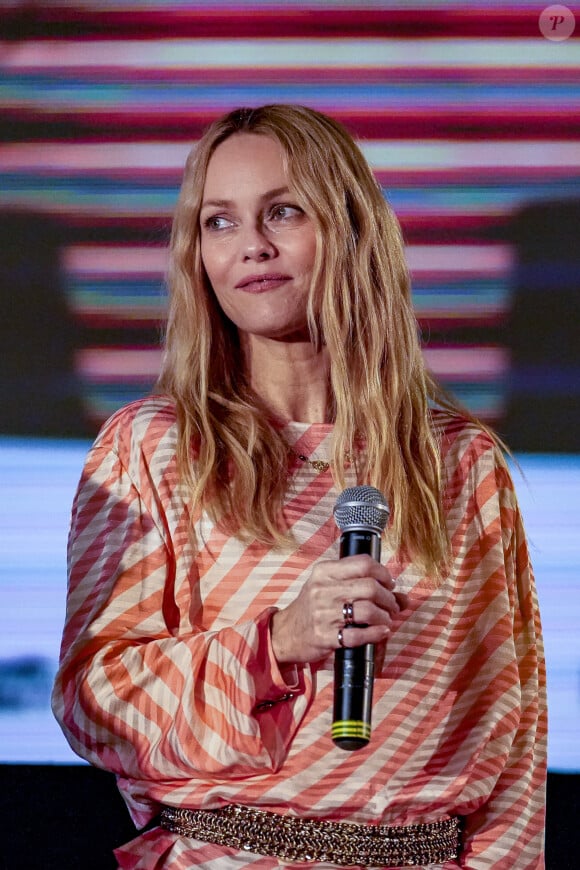 Vanessa Paradis présente "L'Arnacoeur" au cinéma Pathé Bellecour lors du festival Lumière 2024 à Lyon le 13 octobre 2024. © Sandrine Thesillat / Panoramic / Bestimage 