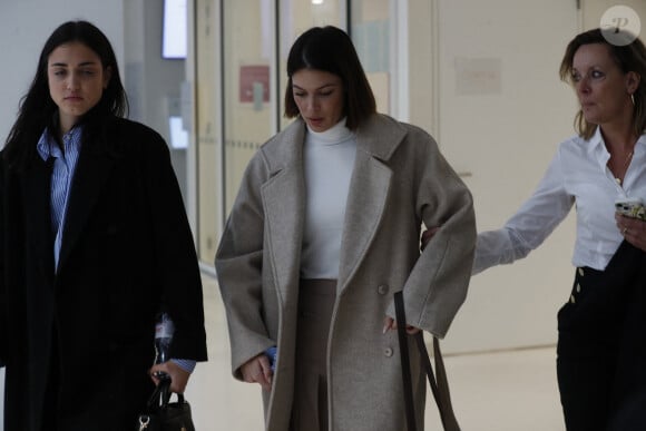 Procès de Bruno Pelat, ex-compagnon d'Iris Mittenaere, jugé en comparution immédiate pour violences conjugales devant le tribunal de Paris, le 6 novembre 2024. Initialement prévu le 27 septembre 2024, le procès a été reporté à la demande de l'ancienne Miss France, désireuse d'être présente à l'audience. Or, elle n'était pas "en capacité psychologique de venir à l'audience" à cette date-là, selon son avocate. © Christophe Clovis / Bestimage