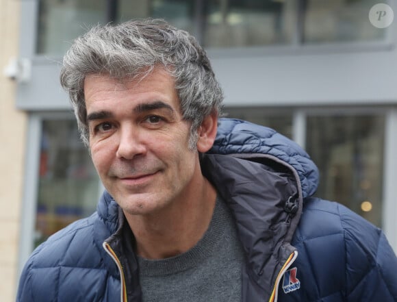 Exclusif - Xavier de Moulins à la sortie des studios RTL à Paris. Le 3 février 2020 © Panoramic / Bestimage