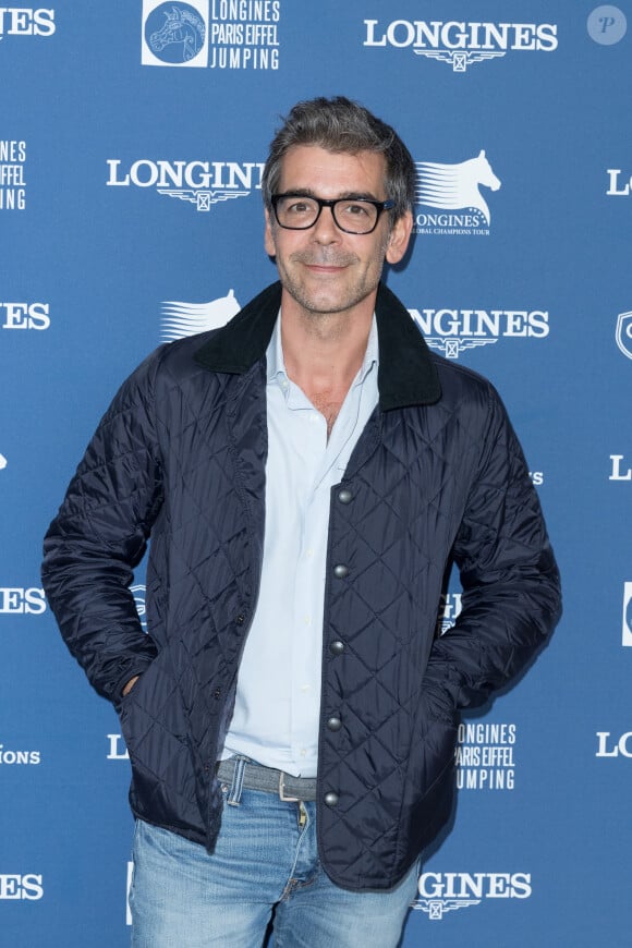 Exclusif - Xavier de Moulins - Photocall lors du Longines Paris Eiffel Jumping au Champ de Mars à Paris le 2 juillet 2017. © Olivier Borde / Veeren / Bestimage