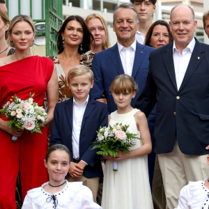 L'occasion pour son Altesse Sérénissime d'évoquer ses deux enfants Jacques et Gabriella qui font constamment son immense fierté. 
Traditionnel Pique Nique des Monégasques "U Cavagnetu" dans le Parc princesse Antoinette, en présence du prince Albert II de Monaco et de la princesse Charlene accompagnés par leurs enfants le prince Jacques de Monaco, marquis des Baux, et La princesse Gabriella de Monaco, comtesse de Carladès, à Monaco, le 7 septembre 2024. © Claudia Albuquerque/Bestimage 